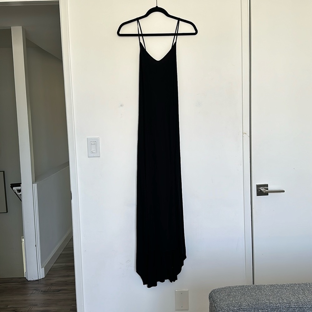Long black dress no tags (fits like SMALL)